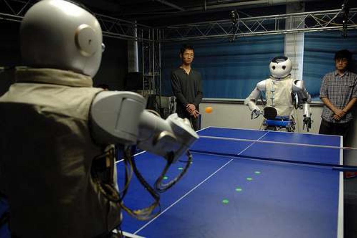 Ping Pong Table: Robots Are No Longer Just Movie Characters