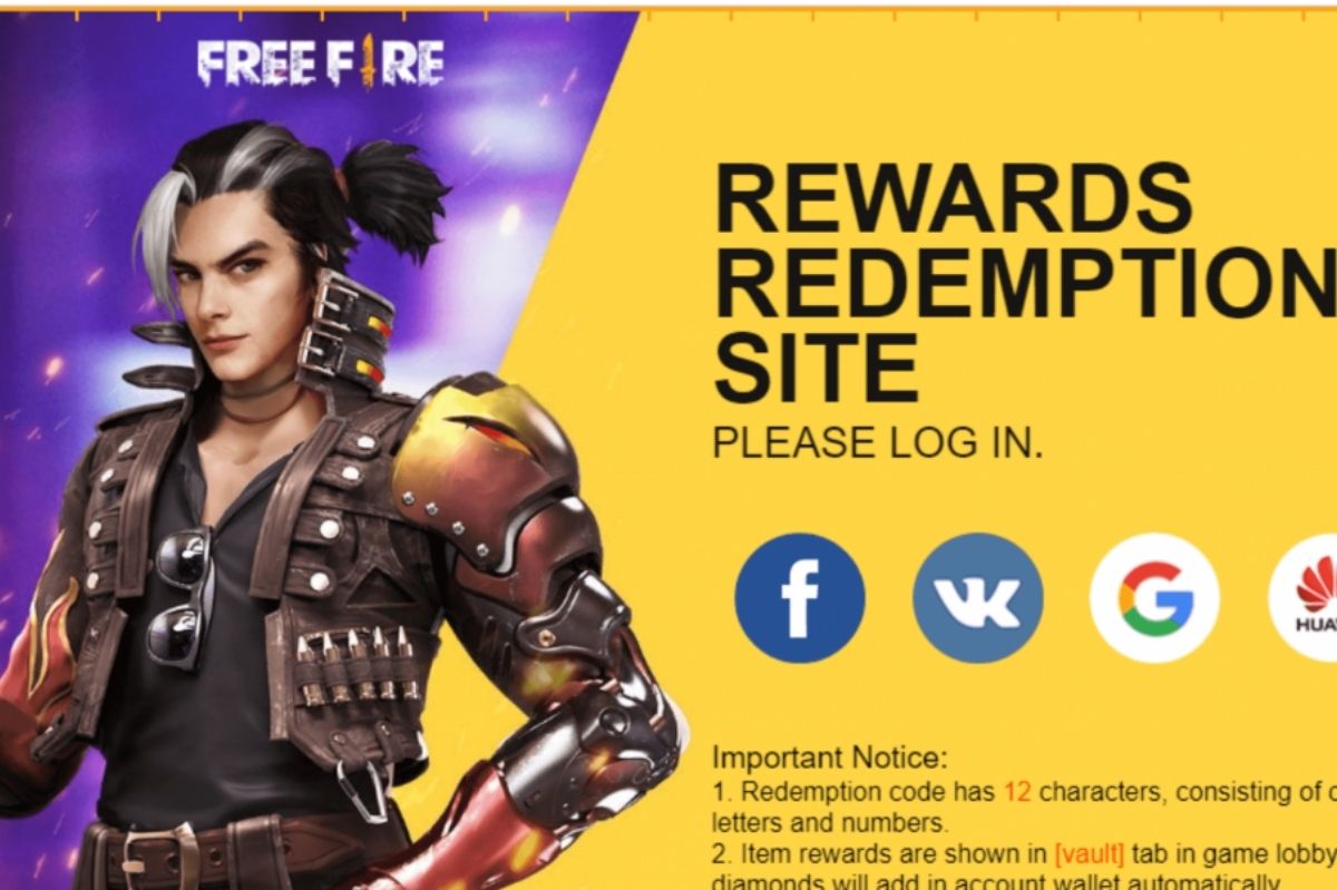 Garena Free Fire redeem codes For Today[100% Working]