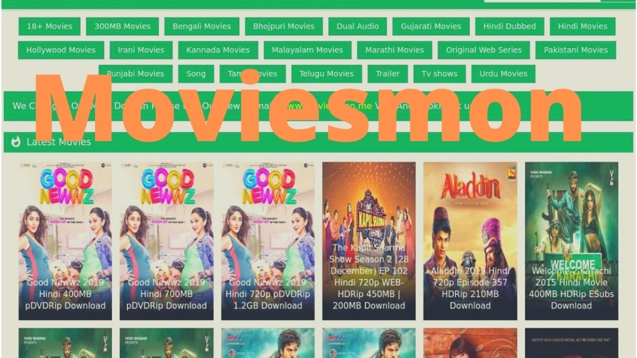 Moviesmon: Best Website To Download HD Quality Piracy Movies