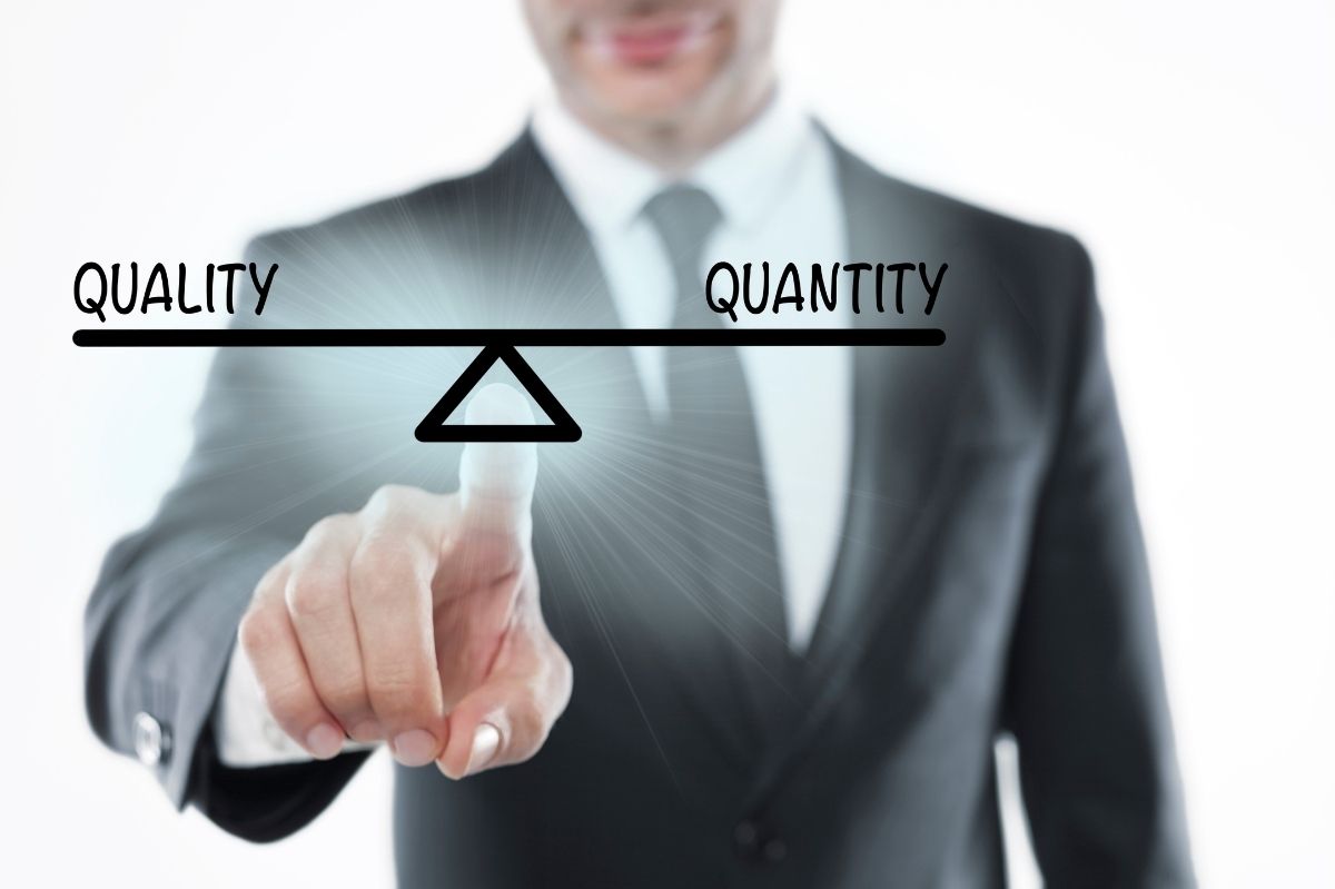 In Project Management, there is “QUALITY and QUANTITY” – Check and Analyze