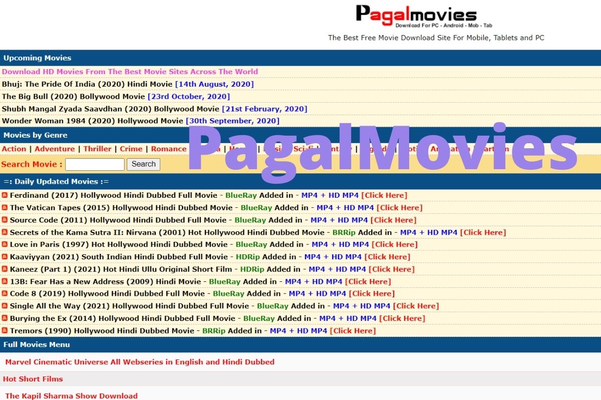 Pagalmovies – A New Star In The Club Of Torrent Websites For All Latest HQ Movies